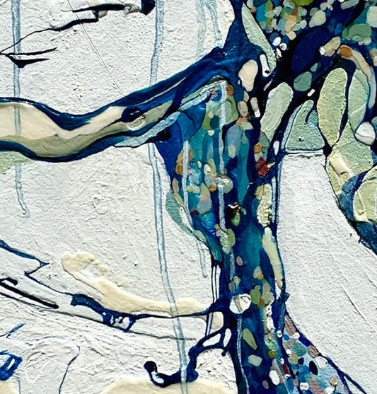 Alisa Beak, Oceans Dance, Oil on Canvas