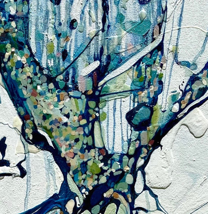 Alisa Beak, Oceans Dance, Oil on Canvas