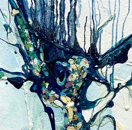 Alisa Beak, Sea Horse, Oil on Canvas