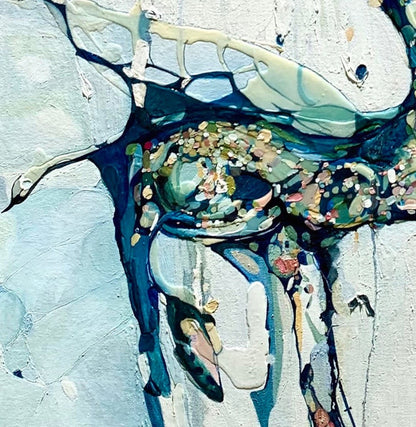 Alisa Beak, Sea Horse, Oil on Canvas