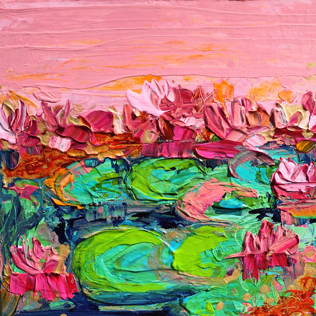 Kerry Bruce, Sunset, Acrylic on Canvas