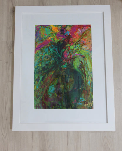 Kerry Bruce, Tranquility, Acrylic on Art Paper