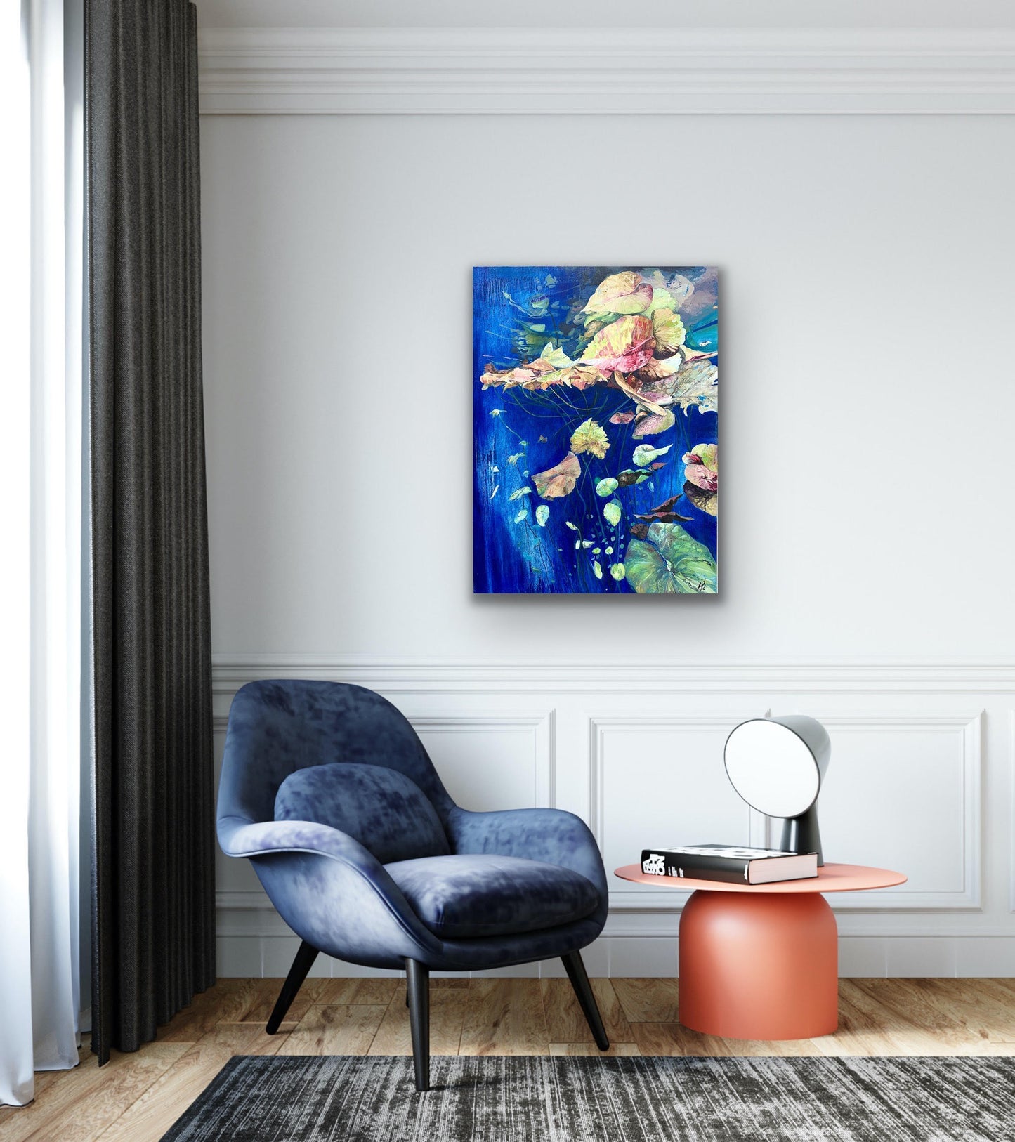 Alisa Beak, Water Dwellers, Oil on Canvas