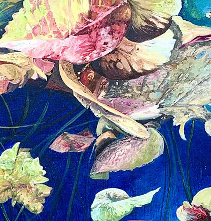 Alisa Beak, Water Dwellers, Oil on Canvas